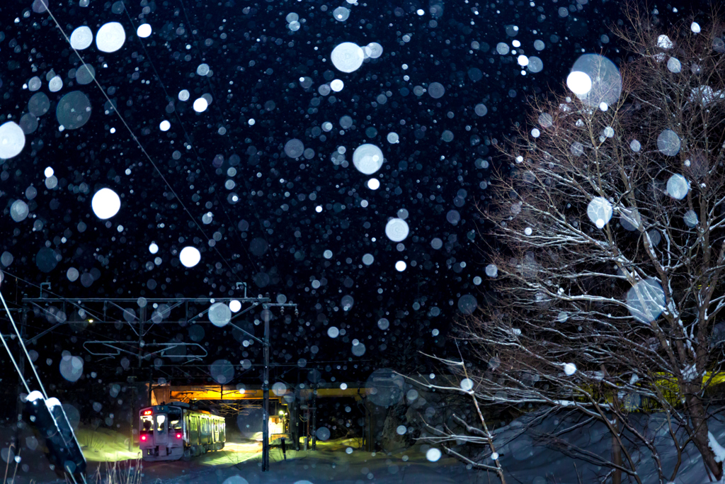 雪降る家路