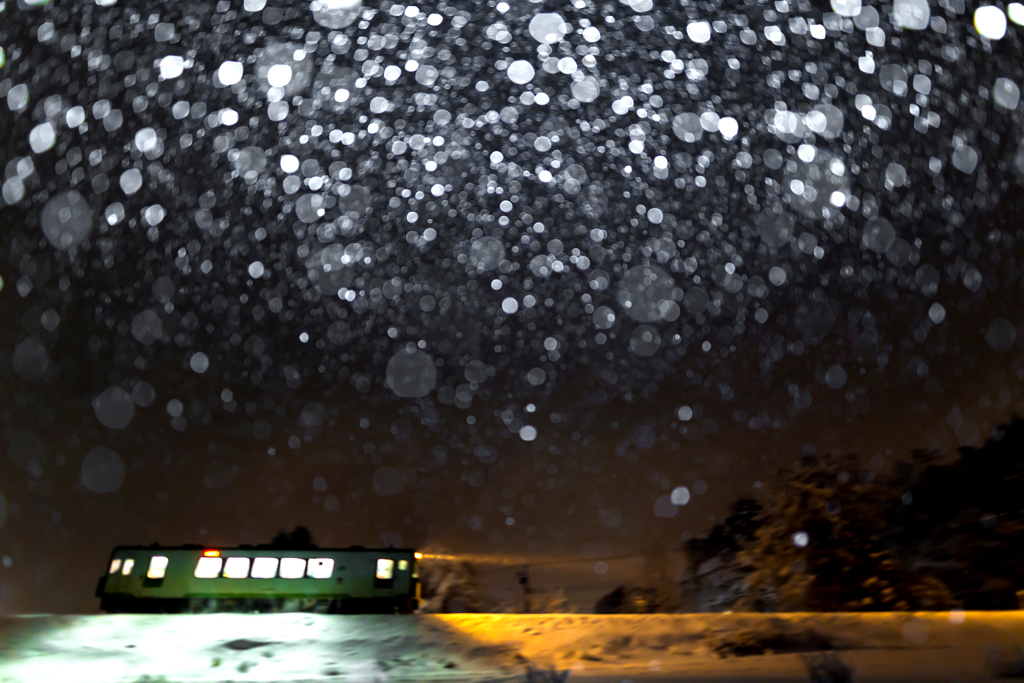 ３月の雪