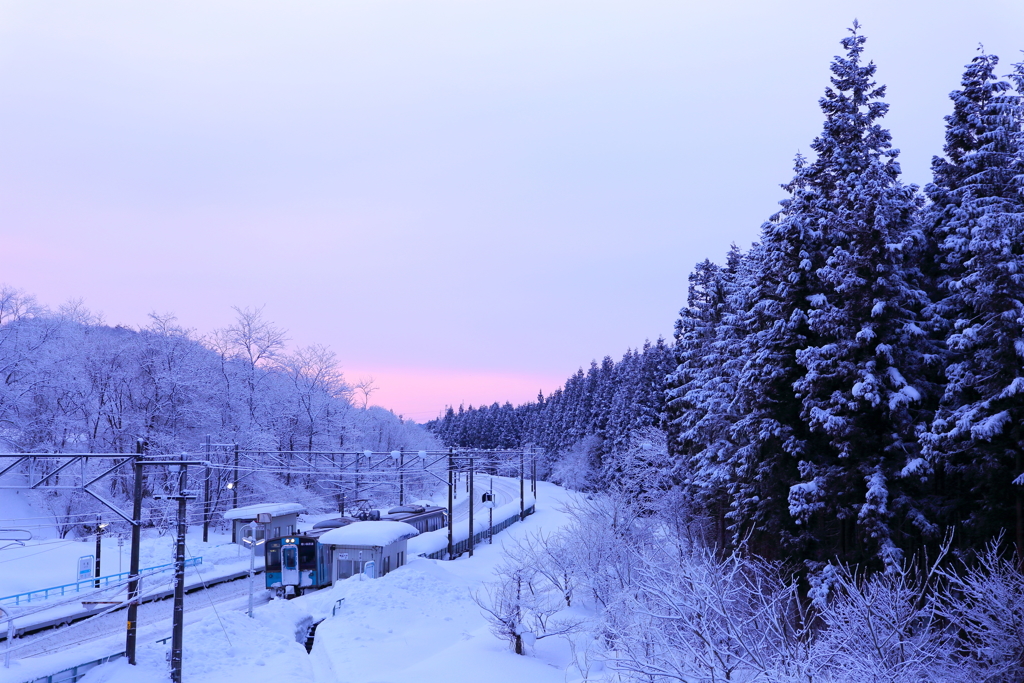 雪景色の朝 I