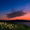 夕暮れの秋景色