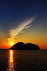 夕陽のしっぽの始まり