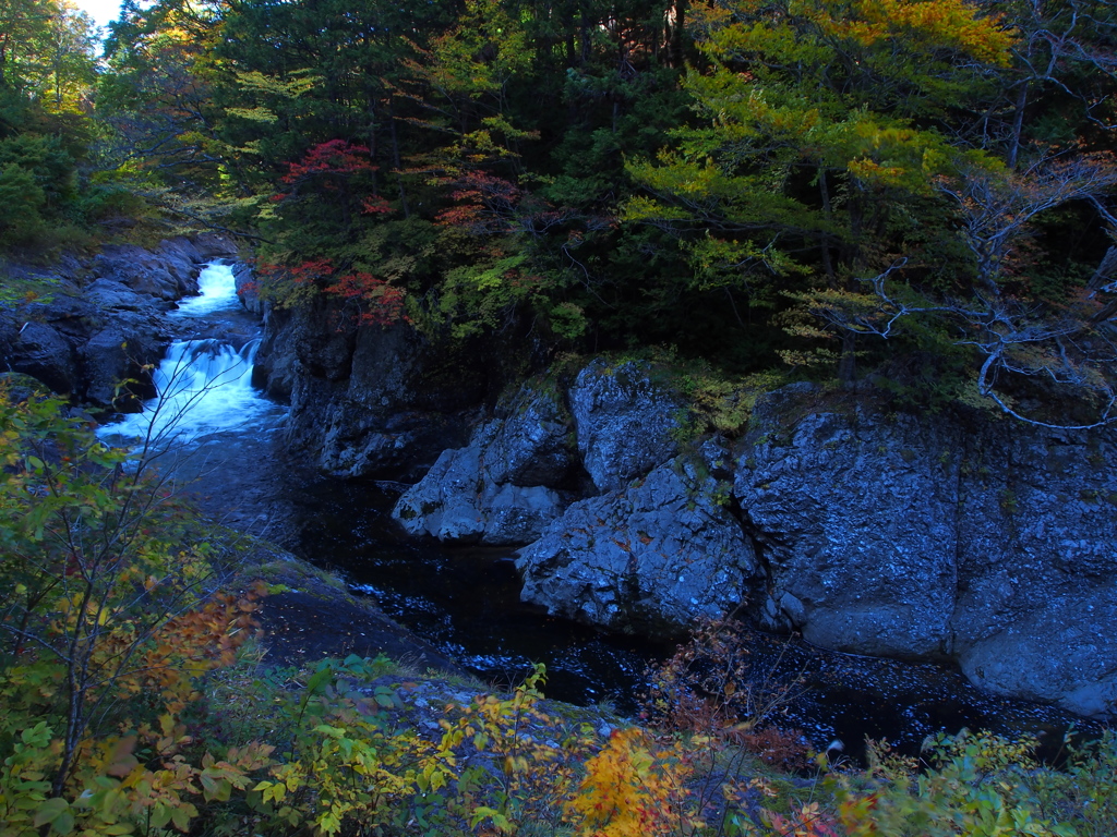 薬研渓流の秋 XXI