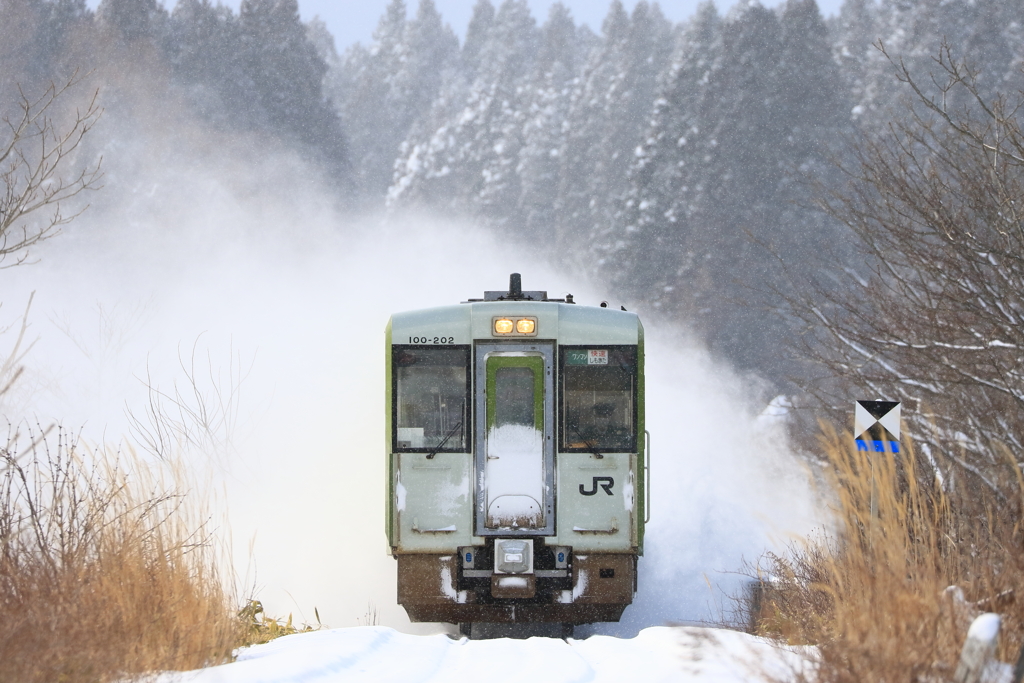 雪国らしく X