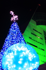 開催前のアスパム・イルミネーション