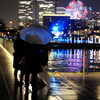 雨の横浜