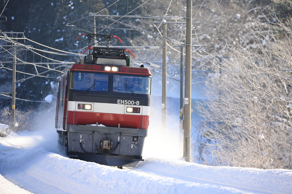 雪晴れの朝 V