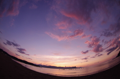 夕日