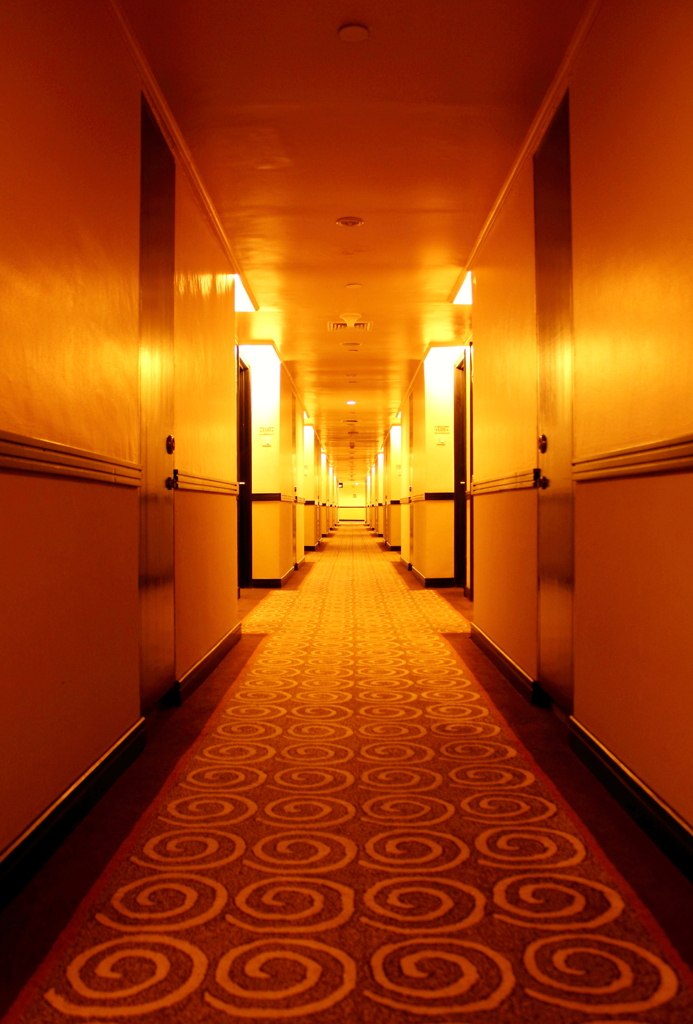 Hotel corridor