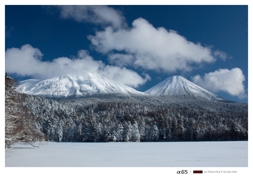 ２０１１年１２月６日のオンネトー　全景