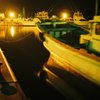 夜、漁港で① (film)