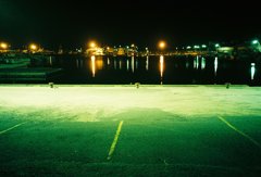 夜、漁港で④ (film)