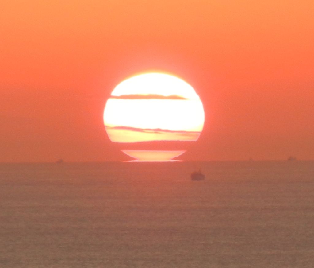 伊豆の夕陽