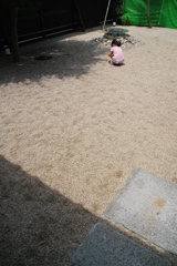 広いお庭