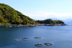 山と海を沿って