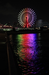 虹が沈む