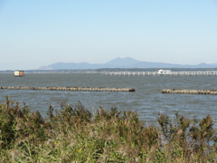 霞ヶ浦との筑波山