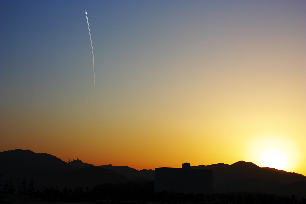 The sky of evening