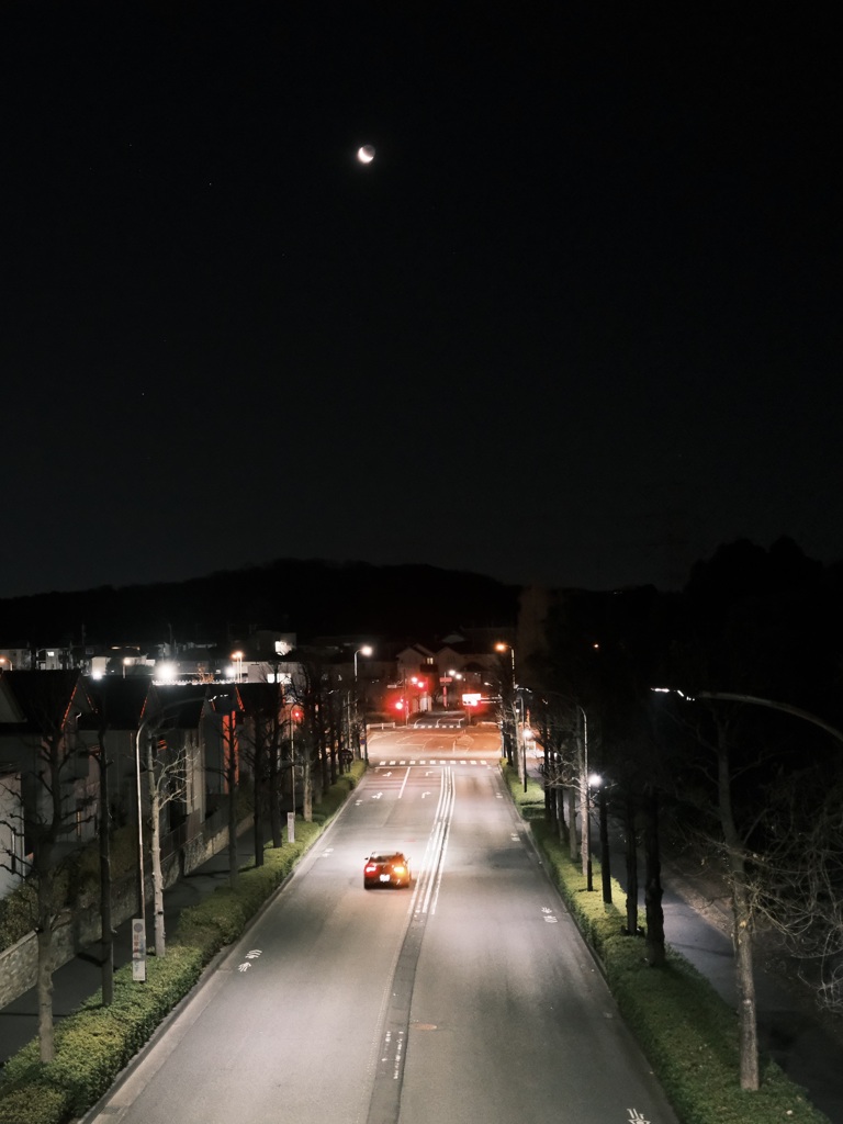 月夜のドライブ