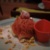 いちごのモンブランパンケーキ