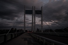 夜明け前の是政橋