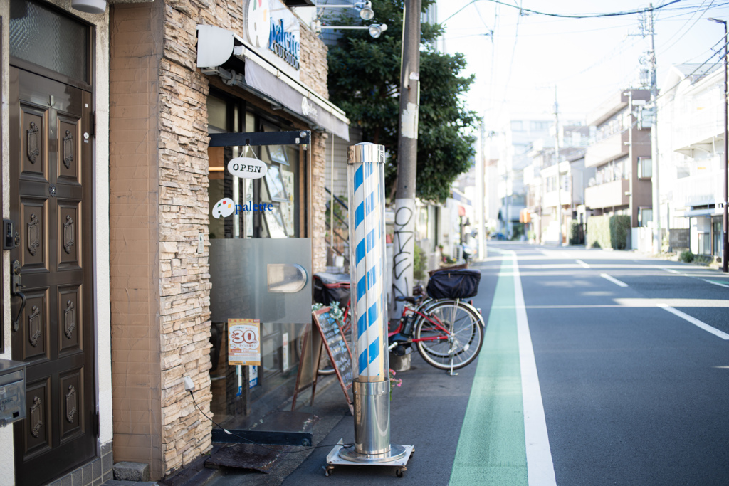 青と白