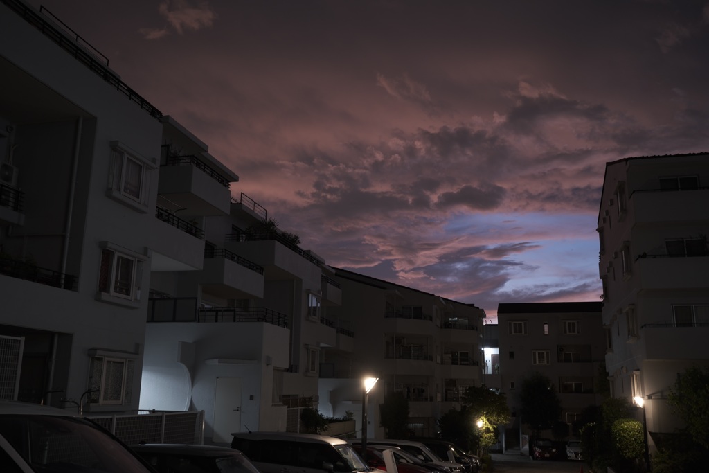 赤い雨雲