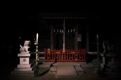 夜の竪神社