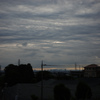 雲の隙間から