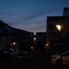 夜明け前の灯り