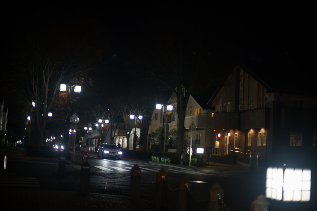 夜の街並み