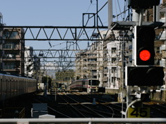 笹塚駅から富士山