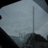 雨粒とワイパー