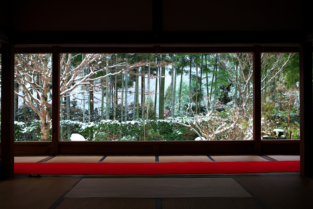 宝泉院雪景