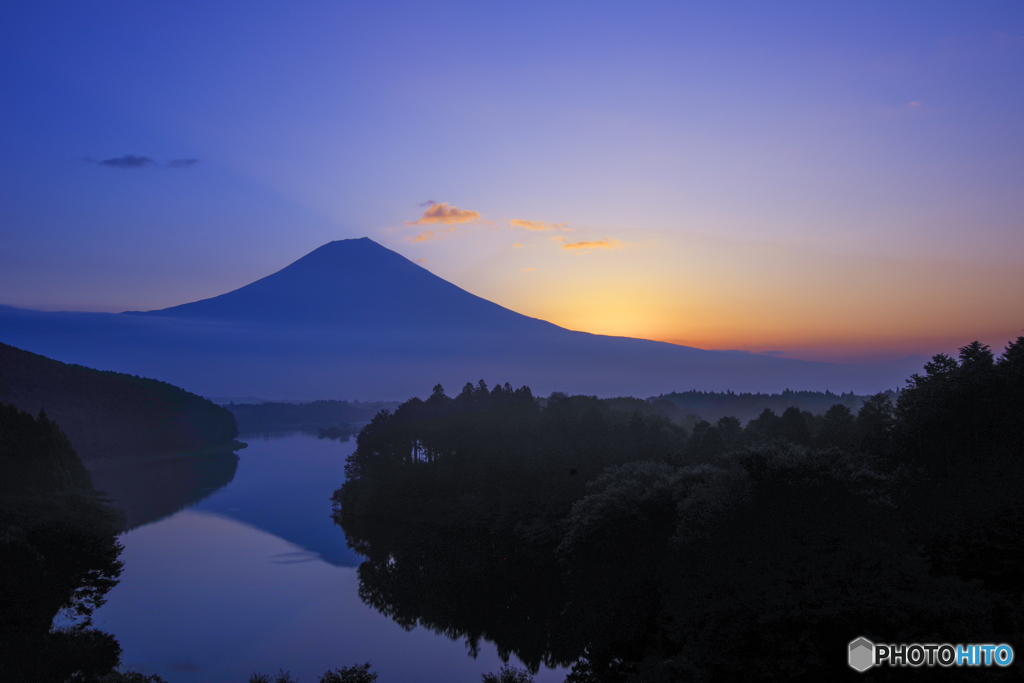 夜明け富士