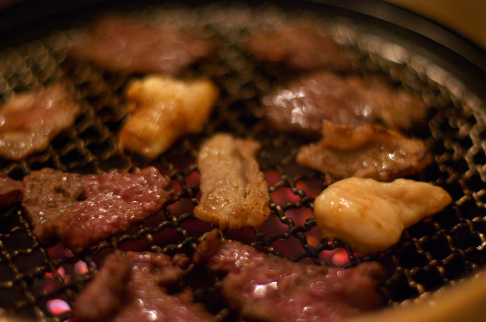 F1.2で焼き肉