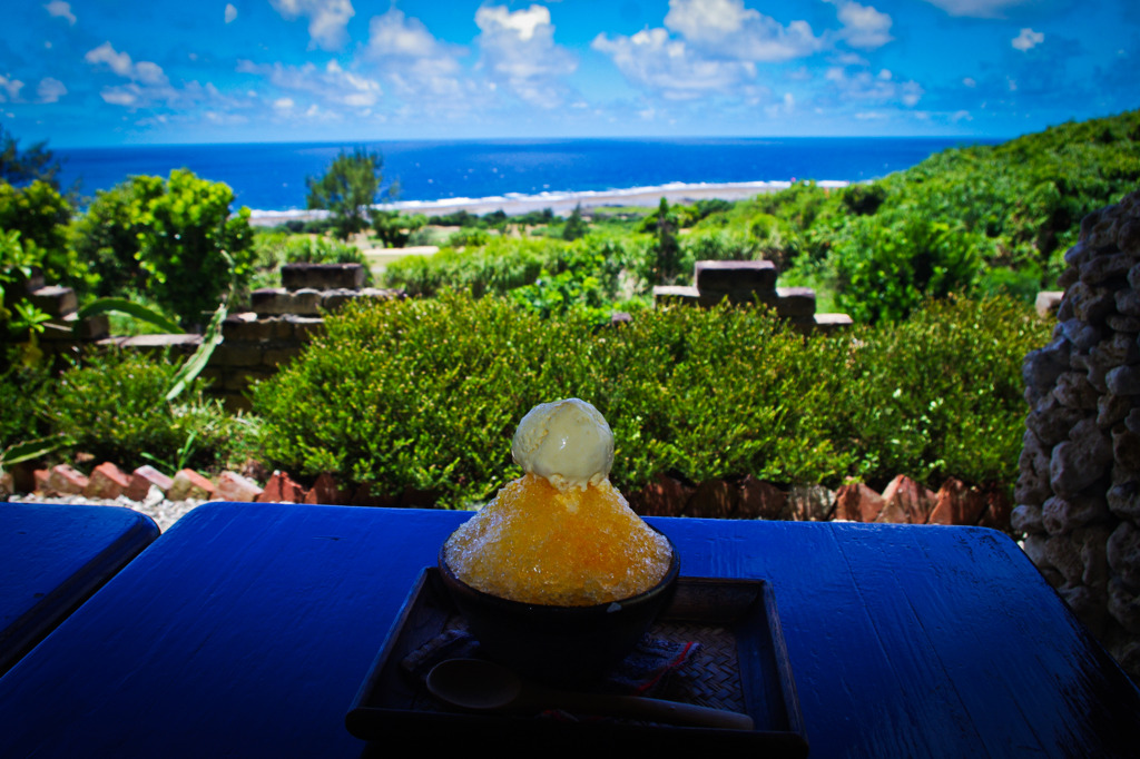 かき氷マンゴ味