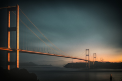 Early morning bridge