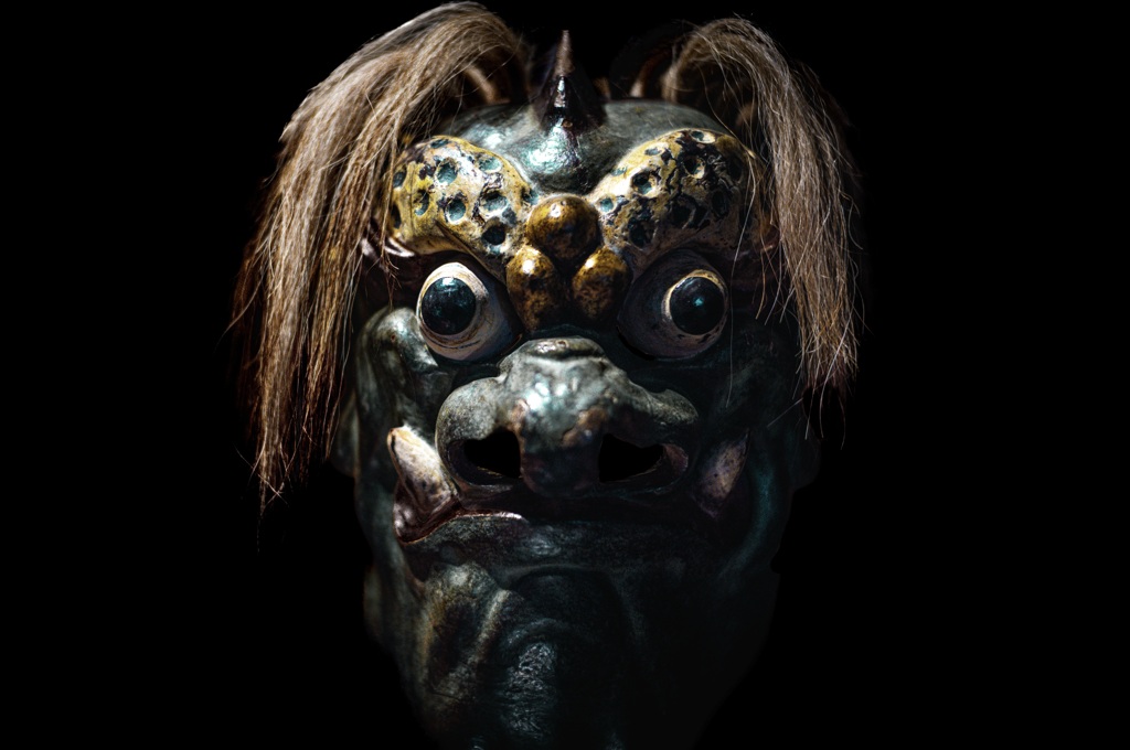 八正寺追儺面 青鬼