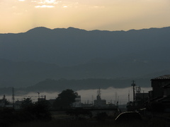 朝もや