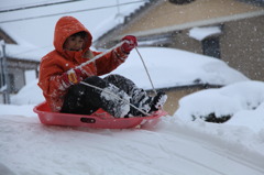 雪遊び