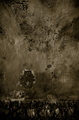 To other side of wall