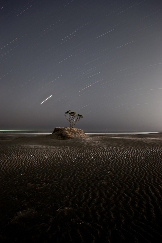 星降る砂浜