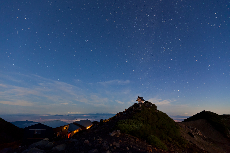 starry sky before dawn