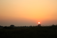 秋の夕暮れ