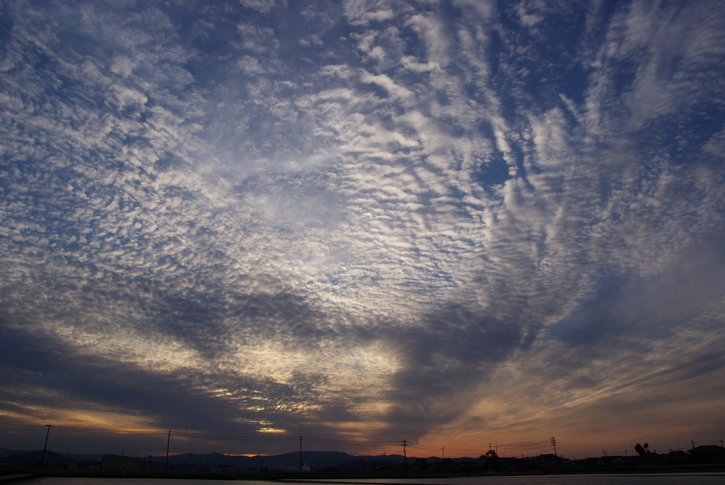 広がる雲