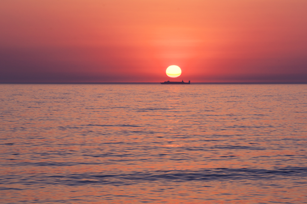 夕暮れ