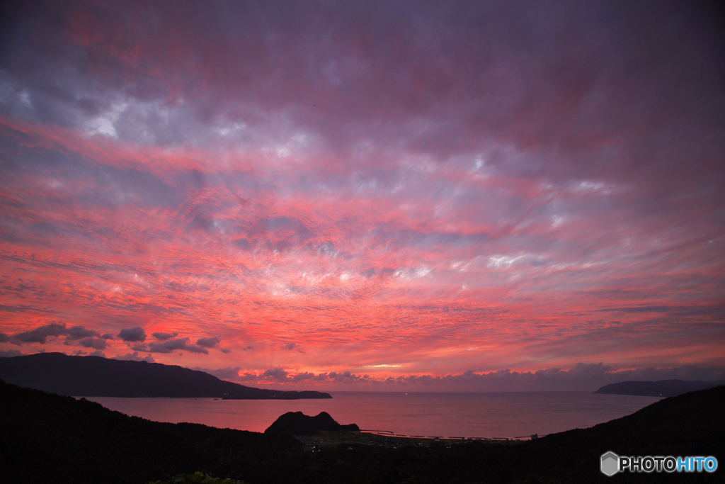 晩夏の夕暮れ