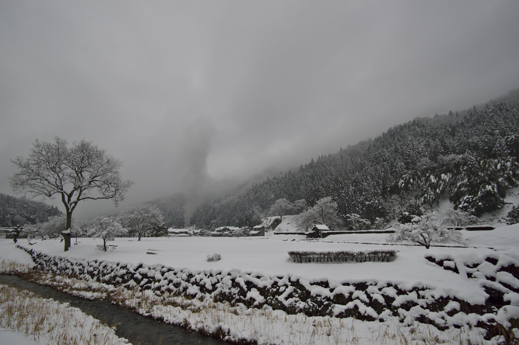 少しの雪