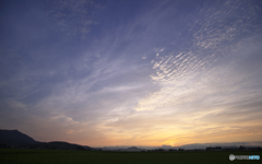 田園夕景・夕涼み