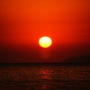 笹川流れの夕日